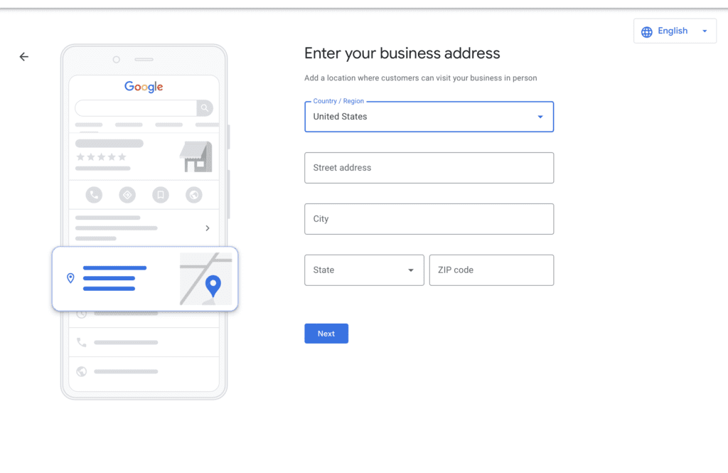How can I create a Google business account?