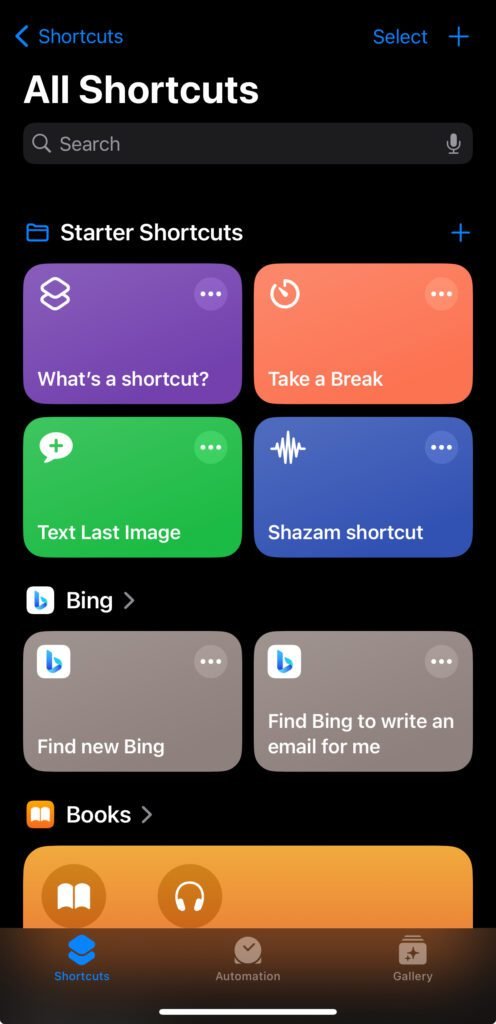 How to use apple shortcut app